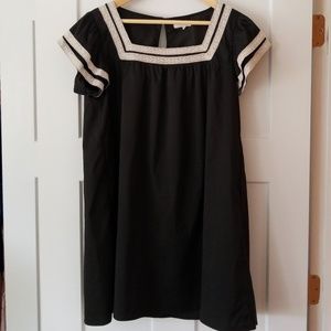 Tulle Black satin babydoll dress